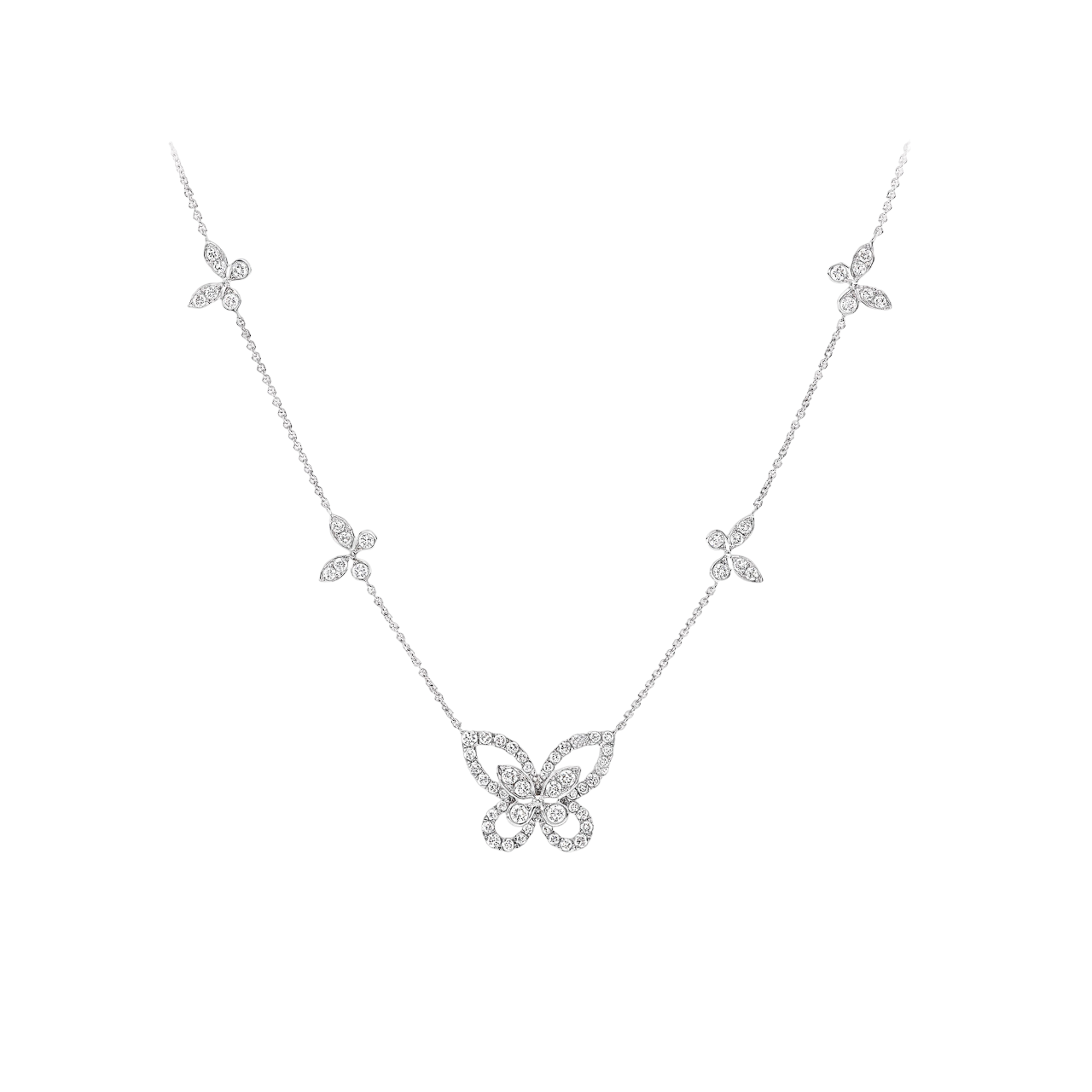Подвеска Graff Multi Butterfly Silhouette Diamond Pendant