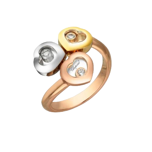 Кольцо Chopard Happy Diamonds Happy Hearts Mixed Кольцо Chopard Happy Diamonds Happy Hearts Mixed
