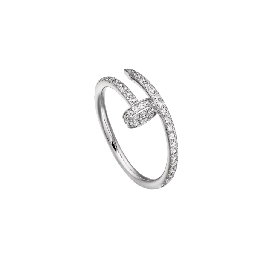 Кольцо Cartier Juste un Clou Small с бриллиантами Кольцо Cartier Juste un Clou Small с бриллиантами