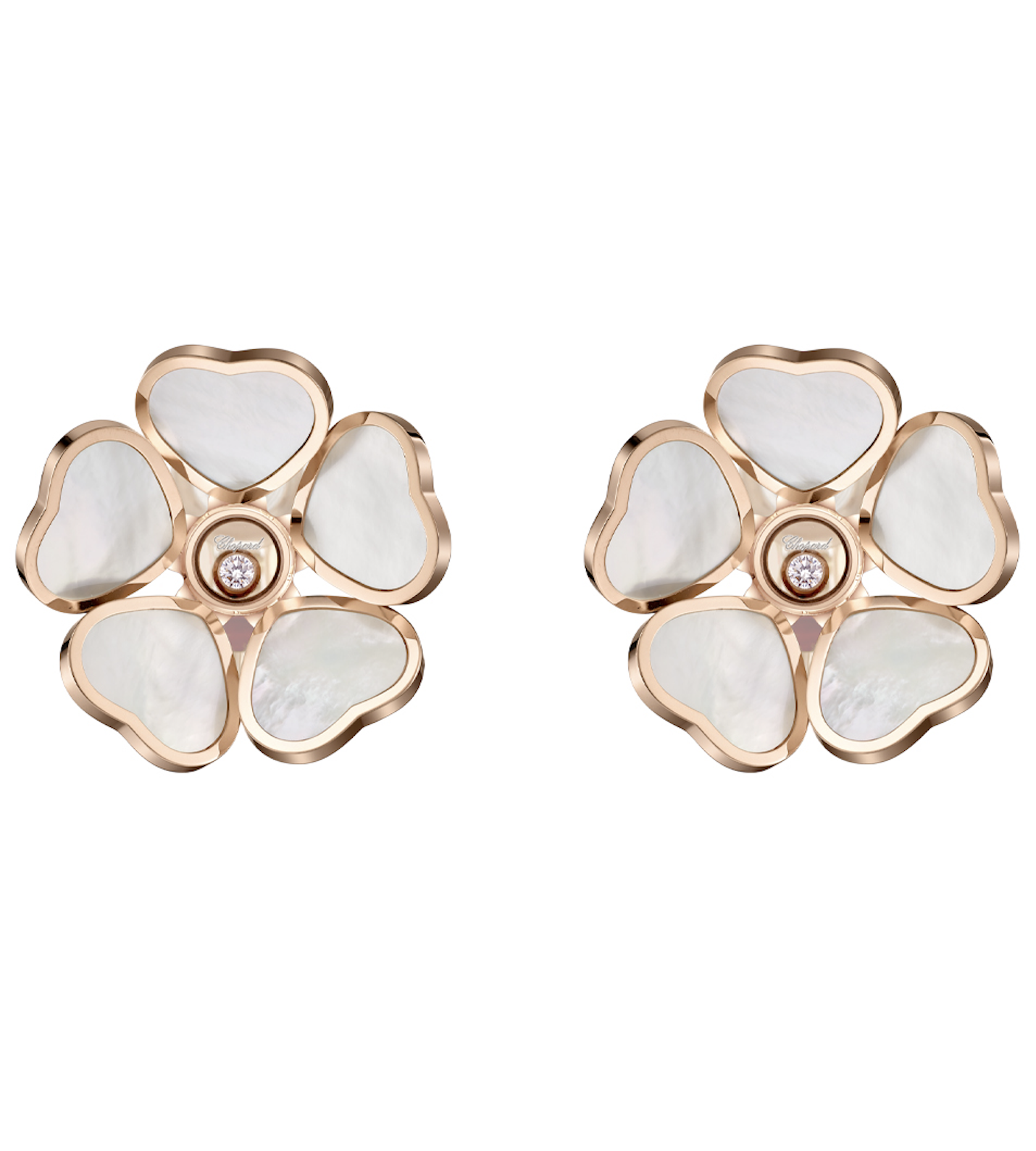 Серьги Chopard Happy Diamonds Happy Hearts Flowers Серьги Chopard Happy Diamonds Happy Hearts Flowers