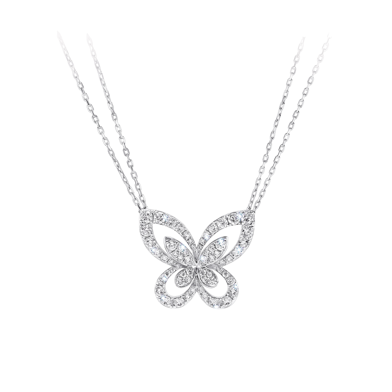 Подвеска Graff Butterfly Silhouette Large Diamond Pendant Подвеска Graff Butterfly Silhouette Large Diamond Pendant