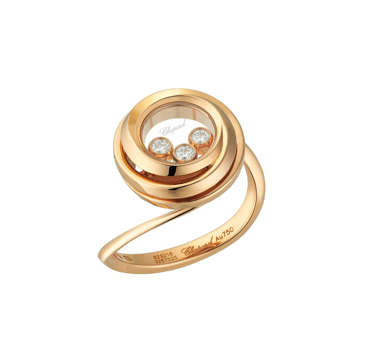 Кольцо Chopard Happy Diamonds Icons Round Кольцо Chopard Happy Diamonds Icons Round