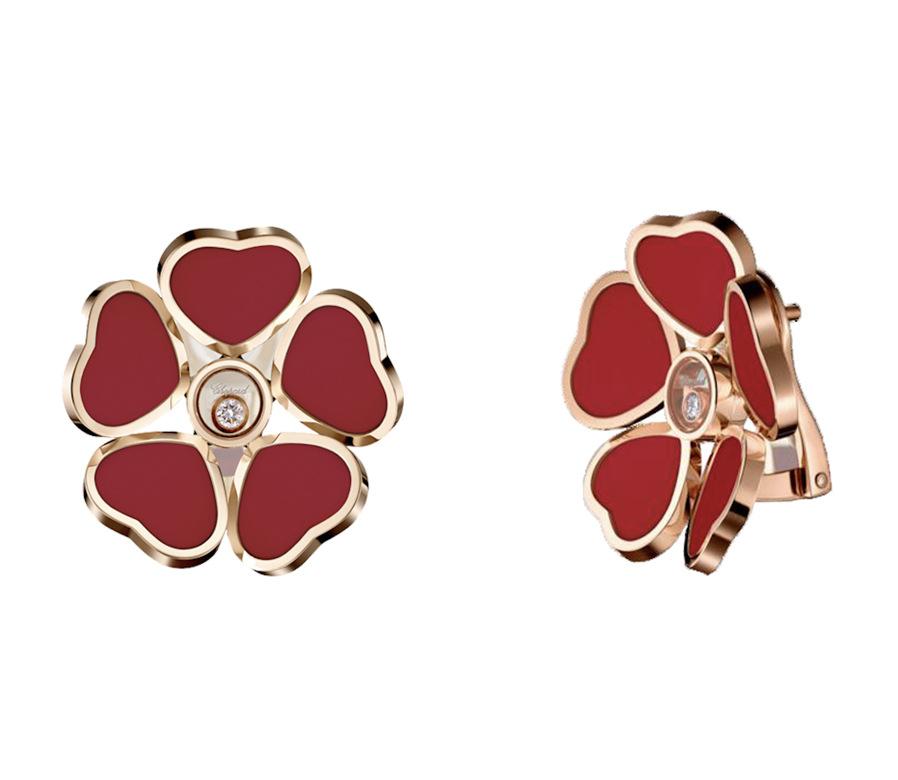 Серьги Chopard Happy Diamonds Happy Hearts Flowers Серьги Chopard Happy Diamonds Happy Hearts Flowers