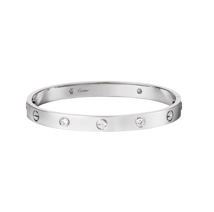 Браслет Cartier Love с бриллиантами Браслет Cartier Love с бриллиантами