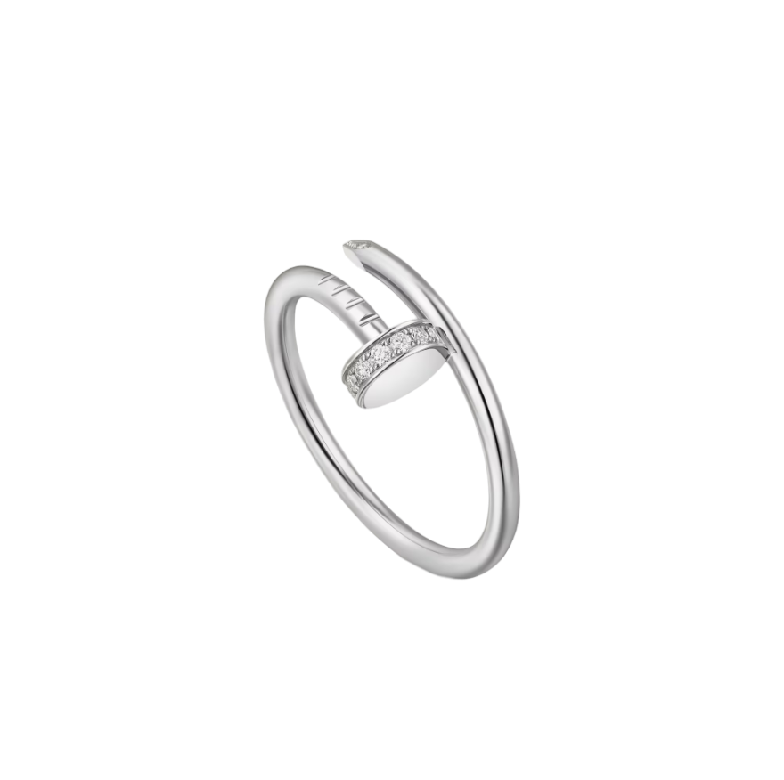 Кольцо Cartier Juste un Clou Small с бриллиантами Кольцо Cartier Juste un Clou Small с бриллиантами