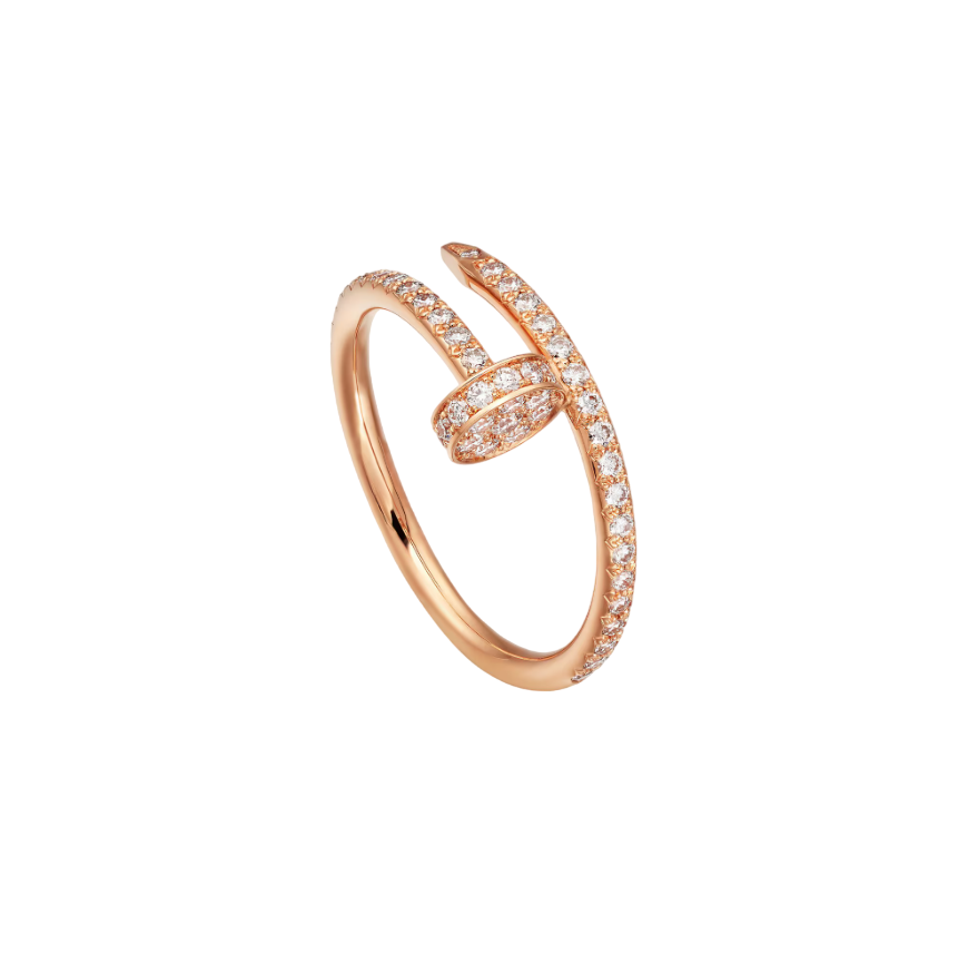 Кольцо Cartier Juste un Clou Small с бриллиантами Кольцо Cartier Juste un Clou Small с бриллиантами