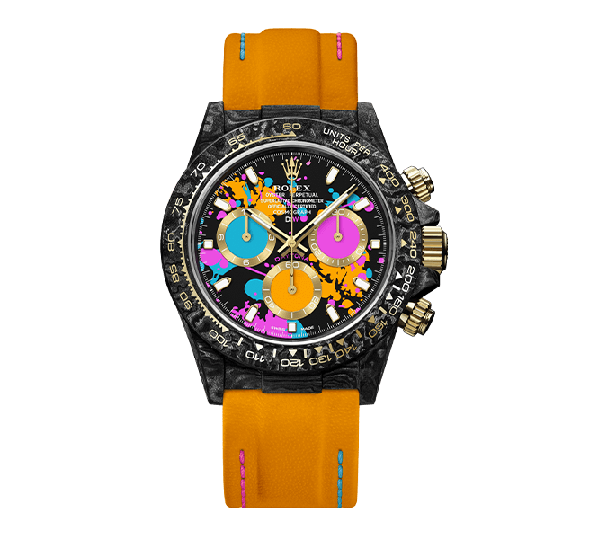 Rolex Cosmograph Daytona DiW "Motley Orange" Rolex Cosmograph Daytona DiW "Motley Orange"