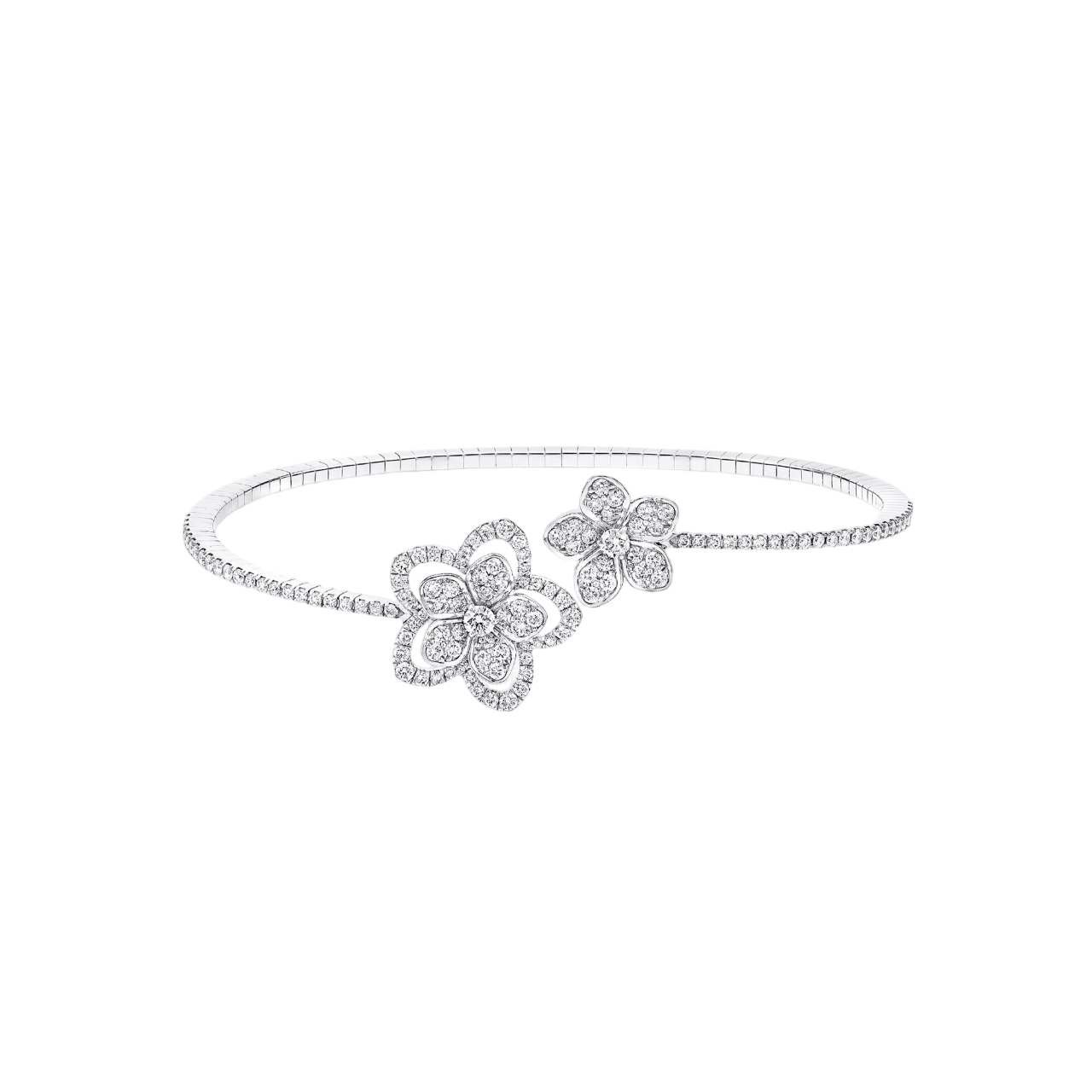Браслет Graff Wild Flower Twist Diamond Bangle