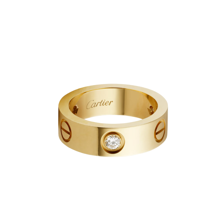 Кольцо Cartier Love с бриллиантами