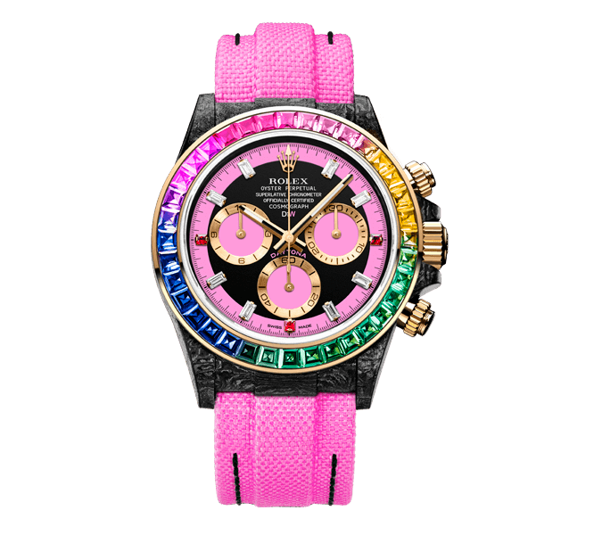 Rolex Cosmograph Daytona DiW "Rainbow Pink"