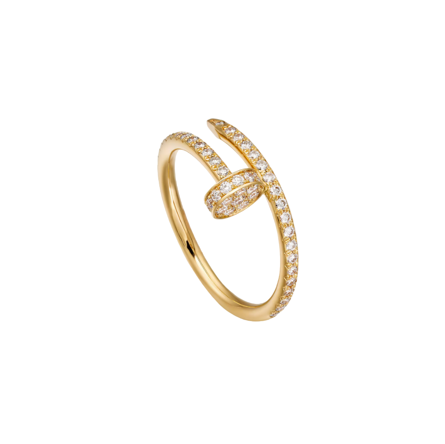 Кольцо Cartier Juste un Clou Small с бриллиантами Кольцо Cartier Juste un Clou Small с бриллиантами